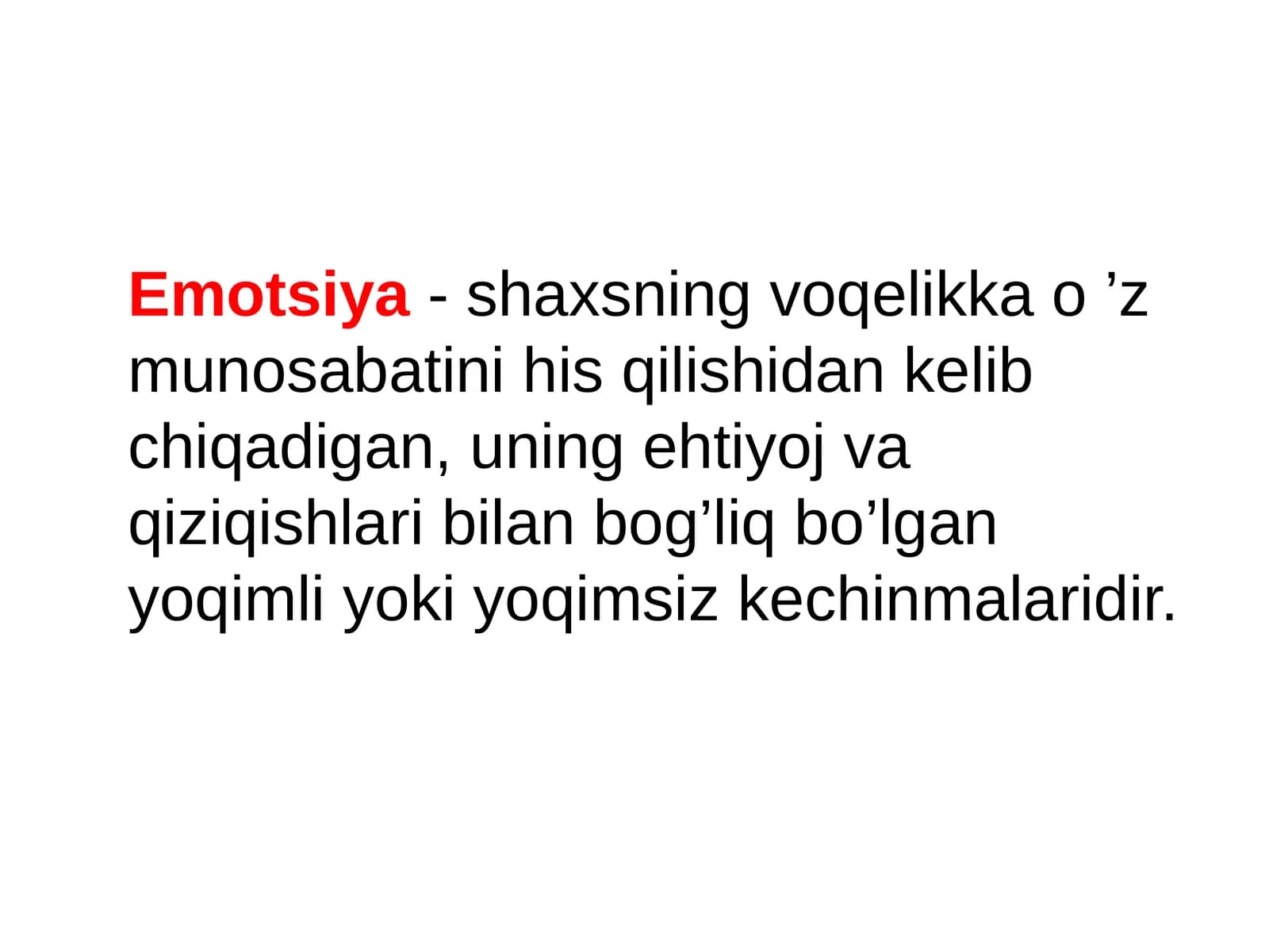 Emotsiyalar