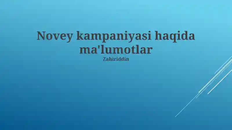 Novey kampaniyasi