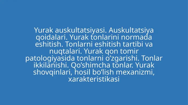 Auskultatsiya prezentatsiya