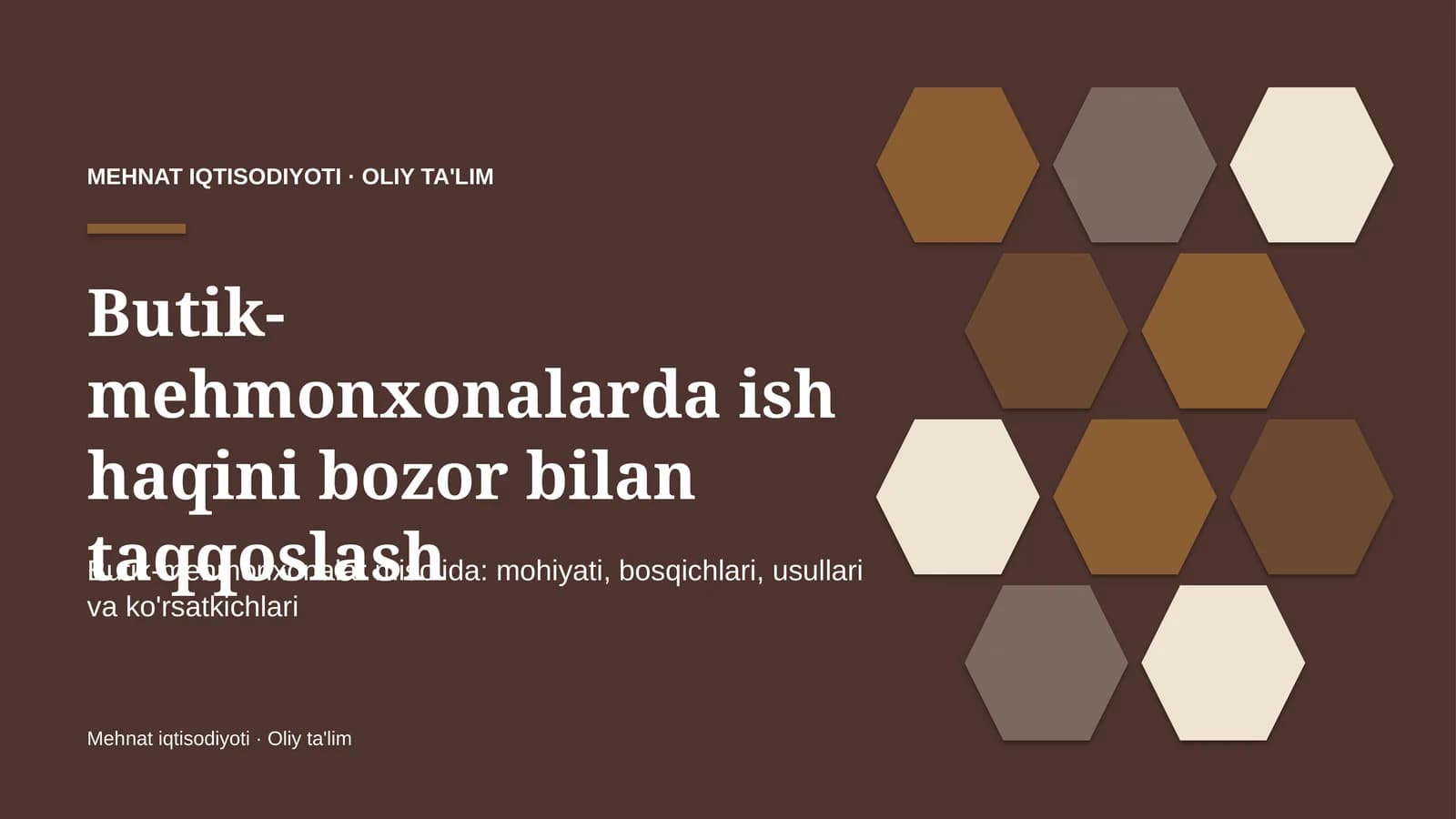 butik mehmonxonalarda ish haqini bozor bilan taqqoslash 7144
