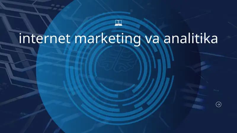 internet marketing va analitika