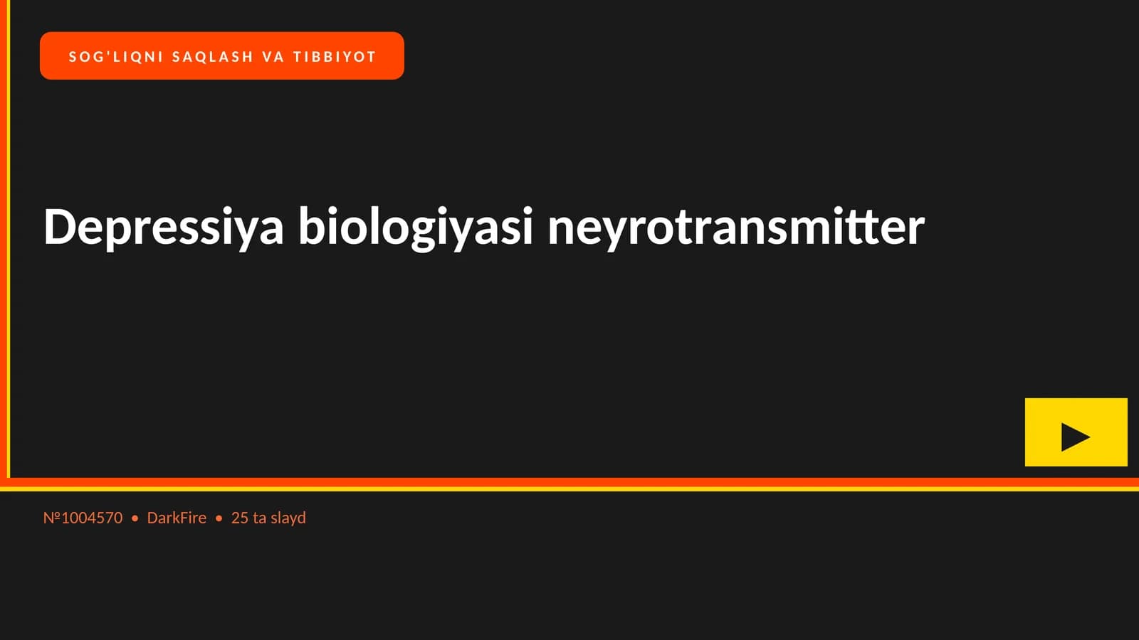 Depressiya biologiyasi neyrotransmitter