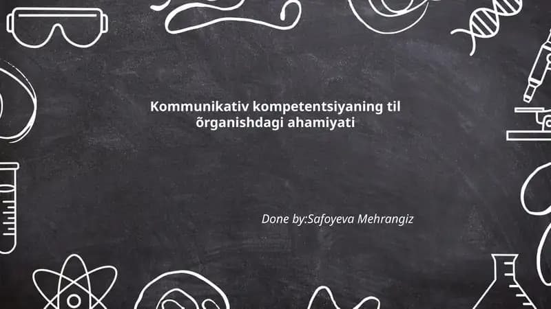 Kommunikativ kompetentsiya