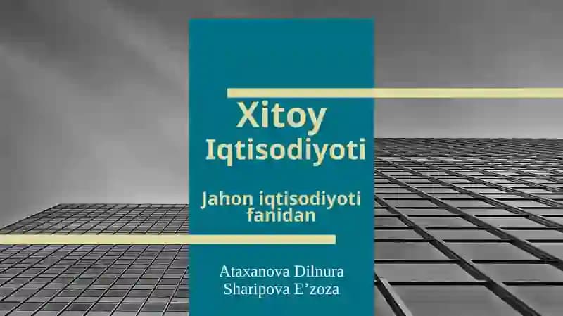 Xitoy iqtisodiyoti