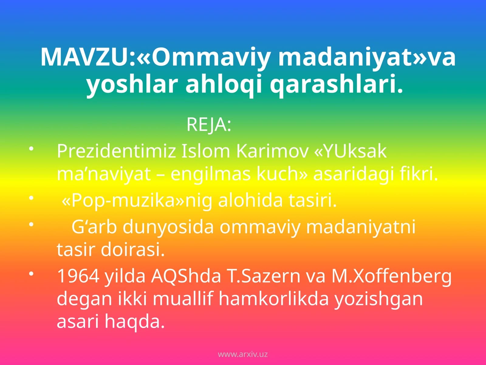 Ommaviy madaniyat