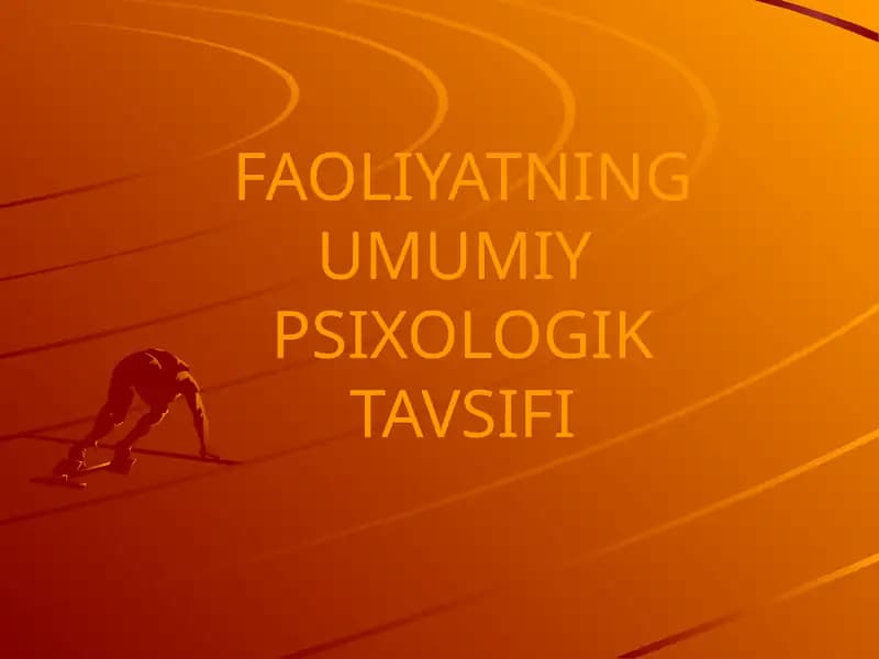 Psixologik faoliyat