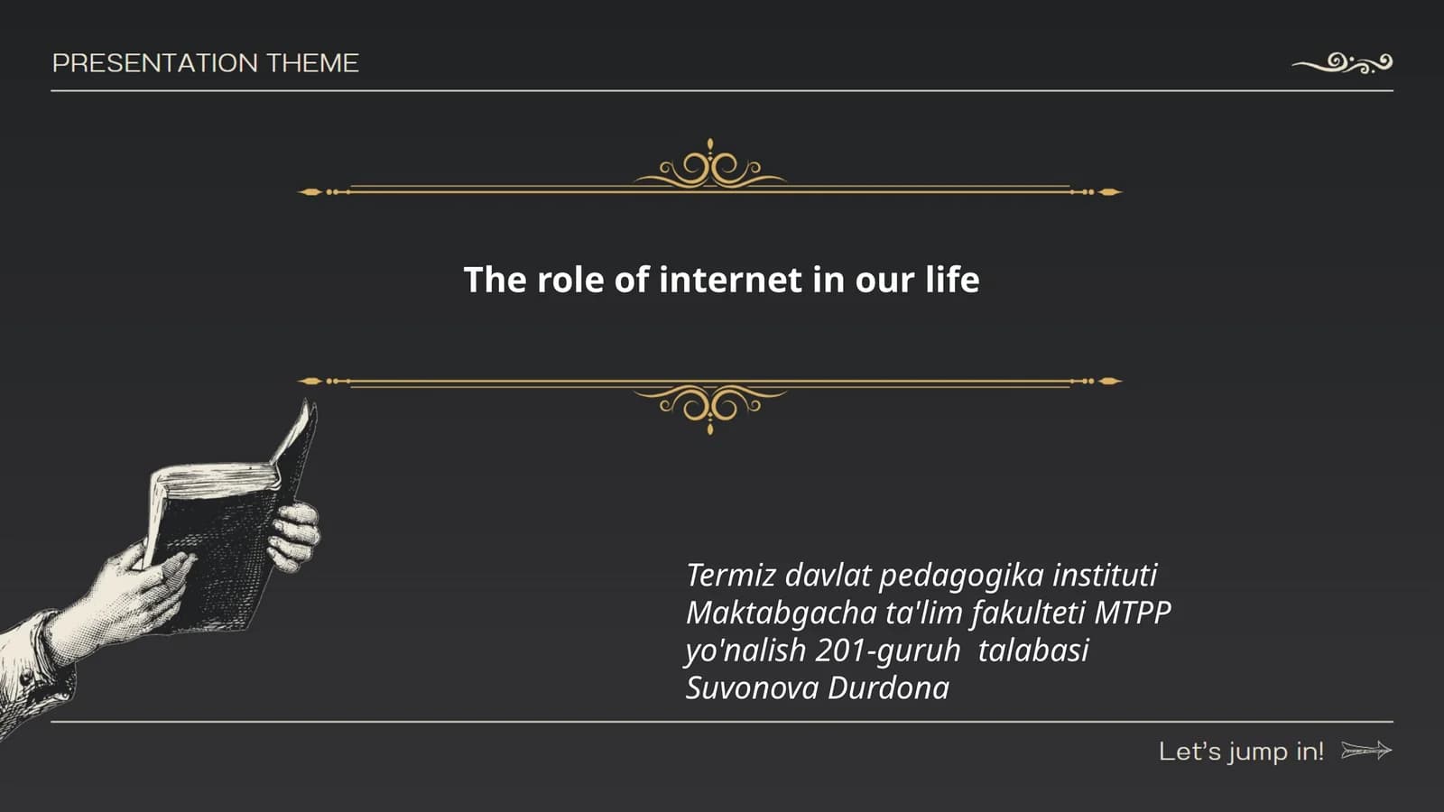 The role of internet in our life