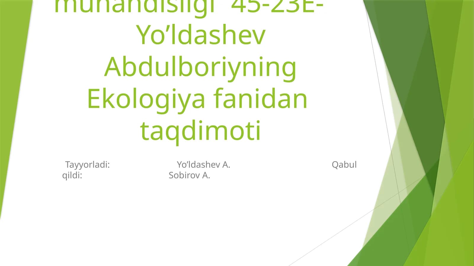 Orolva Orolboyiekologiyasi