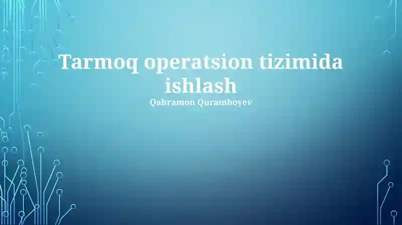 Tarmoq operatsion tizimi