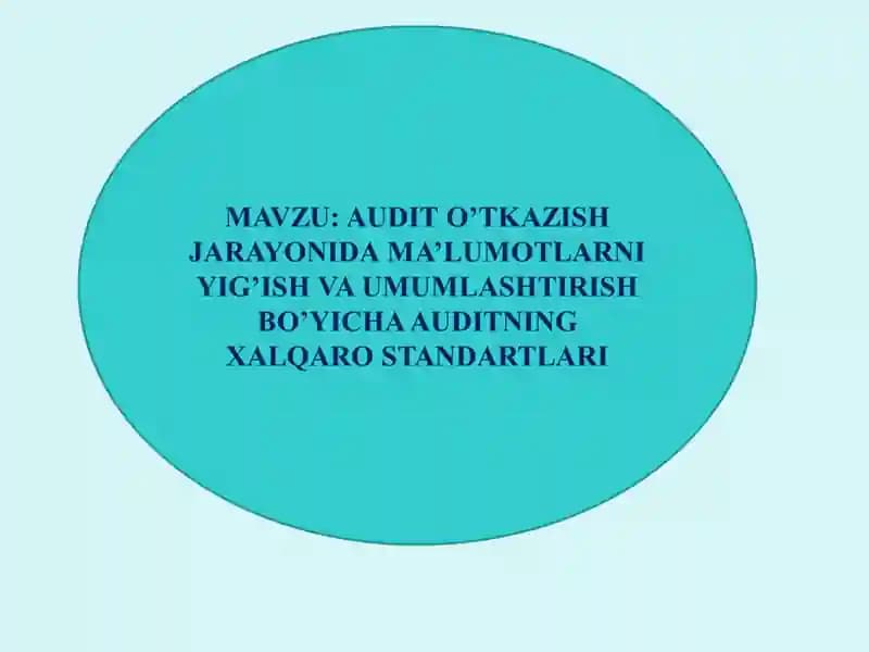 Аудиторлик текширувлар