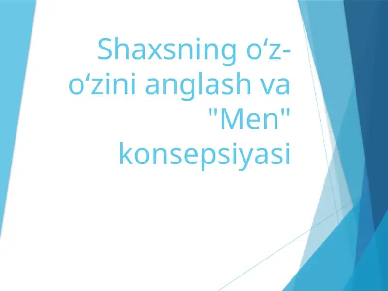 "Men" konsepsiyasi