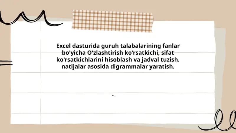 Excel dasturi