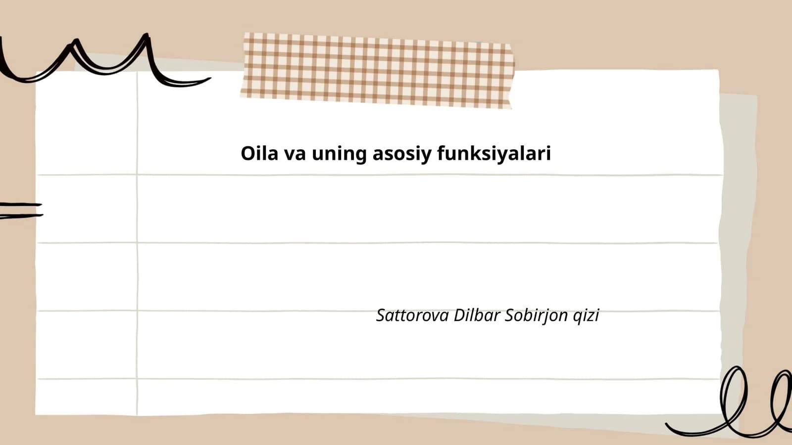 Oil va uning asosiy funksiyalari