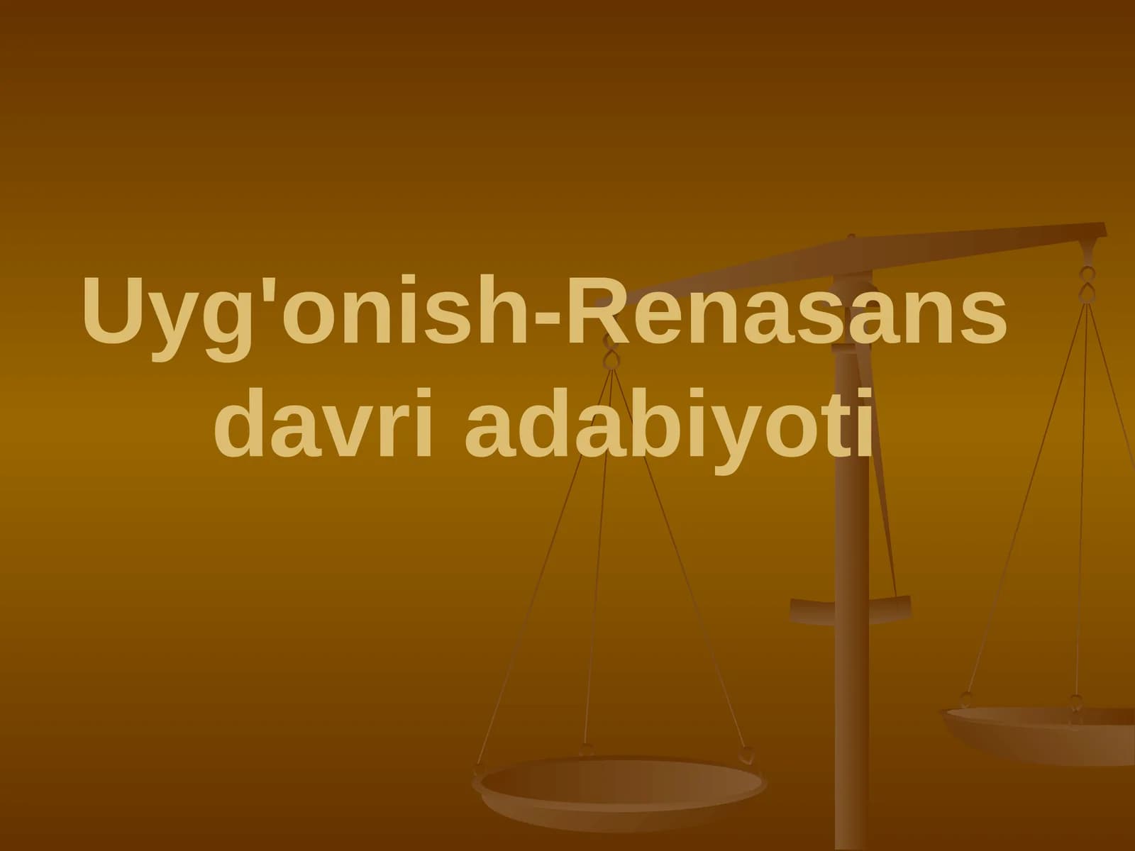 Uyg'onish-Renasansdavri adabiyoti