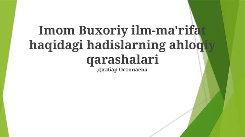 Sahih al-Buxoriy
