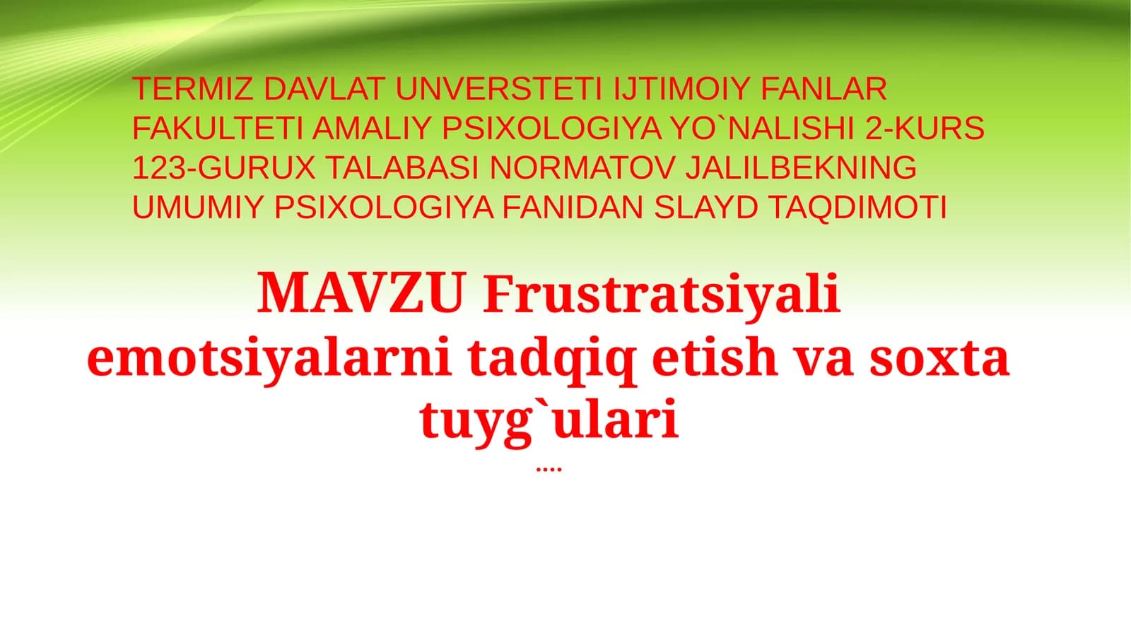 Simulyatsiya Metodologiyalari