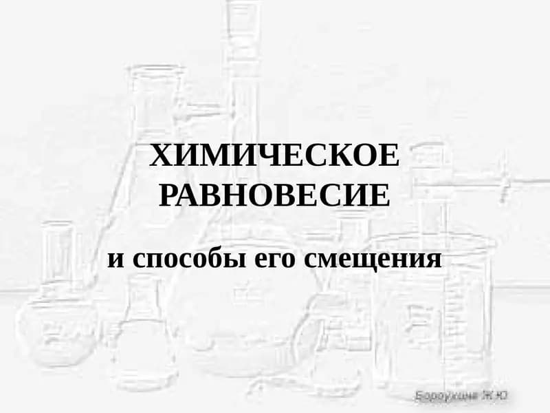 Химическое равновесие