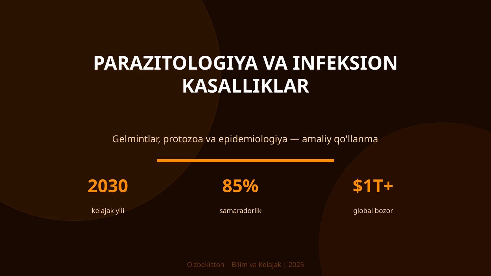 Parazitologiya va infeksion kasalliklar