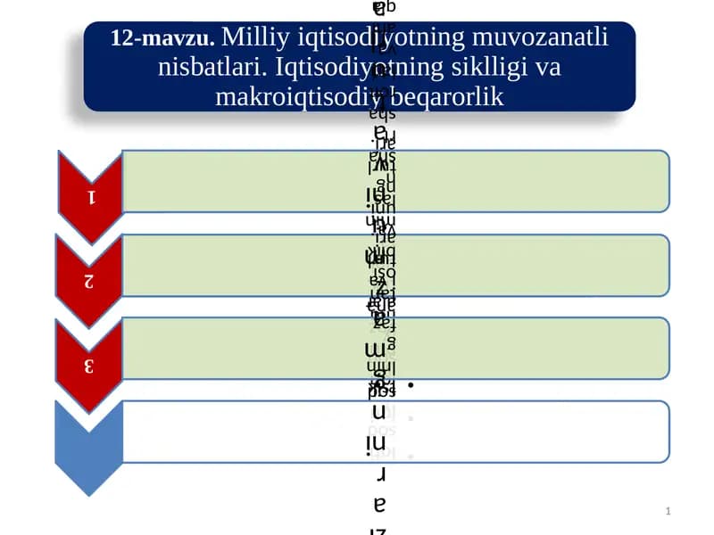 Iqtisodiy muvozanat