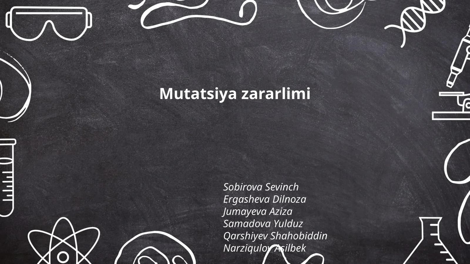 Mutatsiya zararlimi