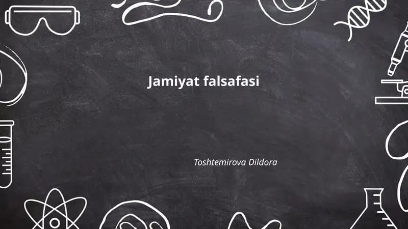 Jamiyat falsafasi