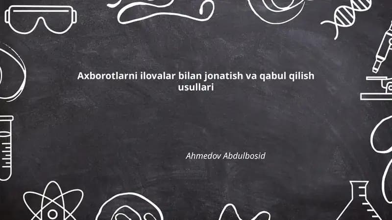 REST API orqali axborot almashish usullari