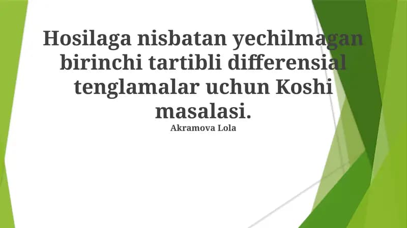 Koshi masalasi