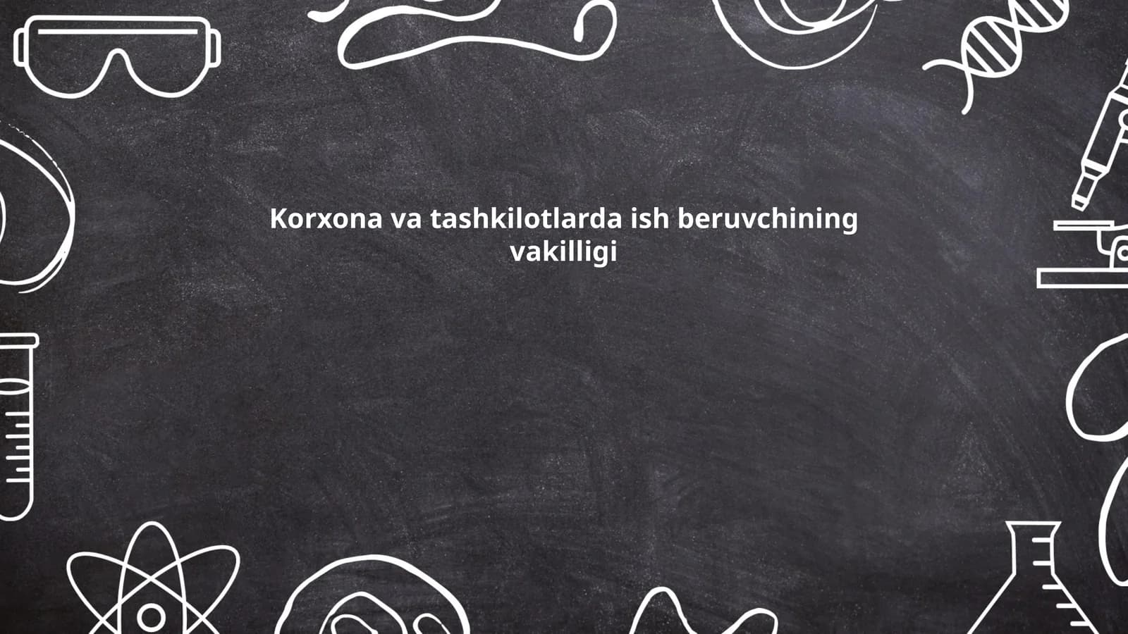 Korxona va tashkilotlarda ish beruvchining vakilligi