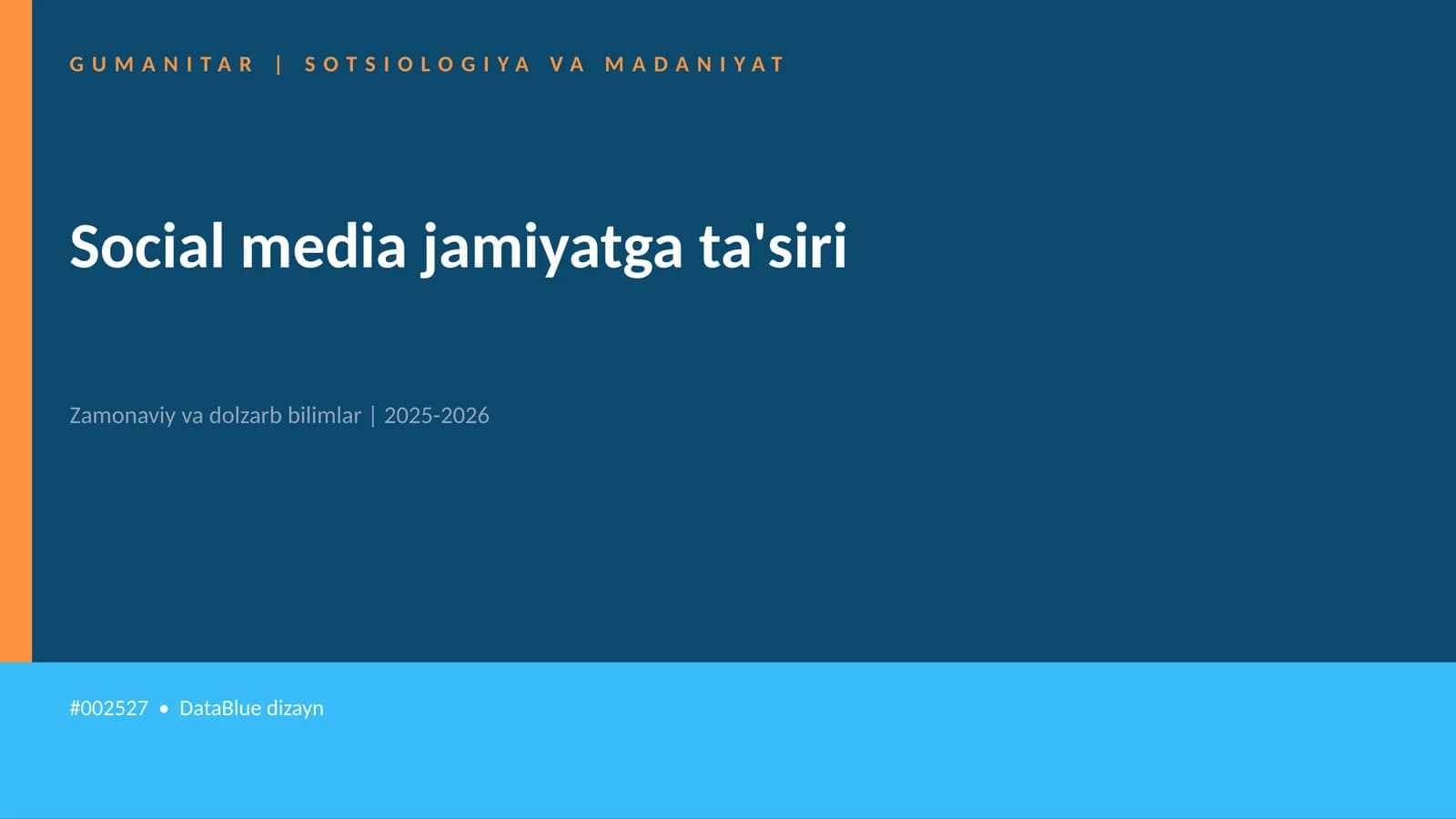 Social media jamiyatga ta'siri