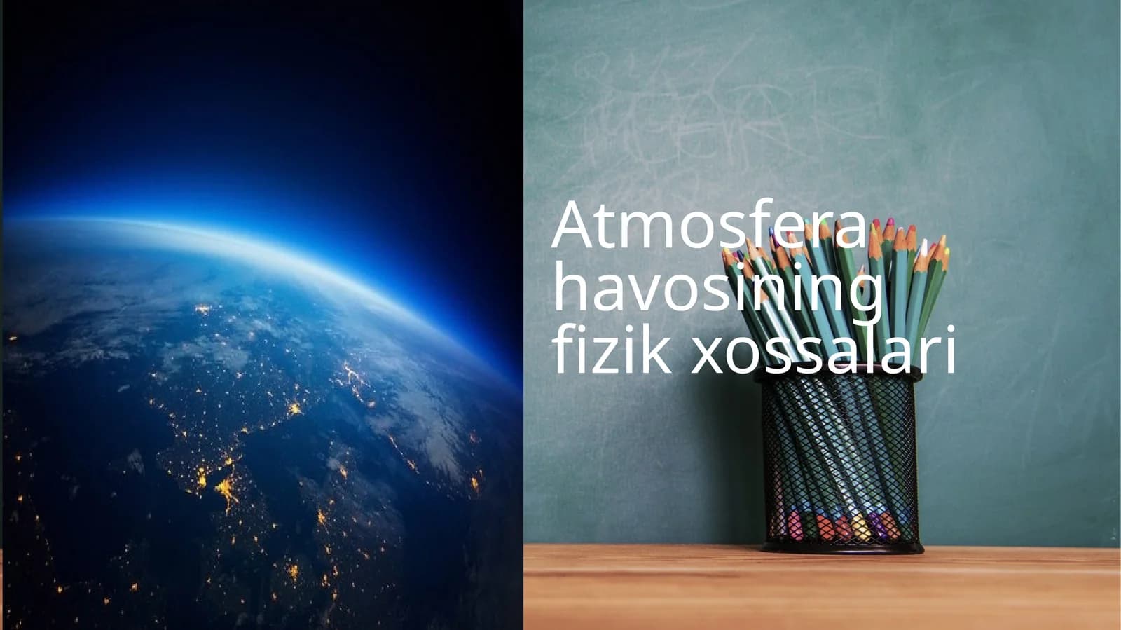 Atmosfera havosining fizik xossalari
