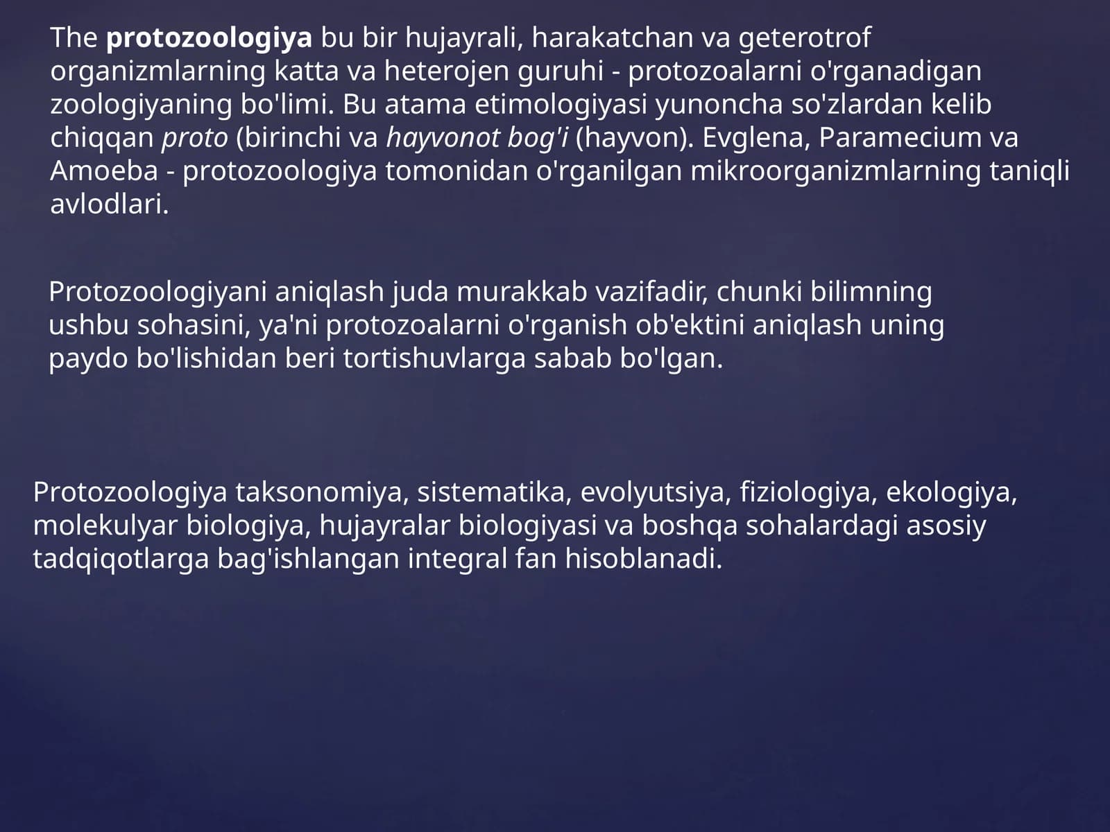 Protozoologiya