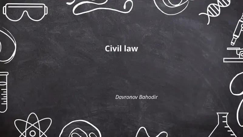 Civil law