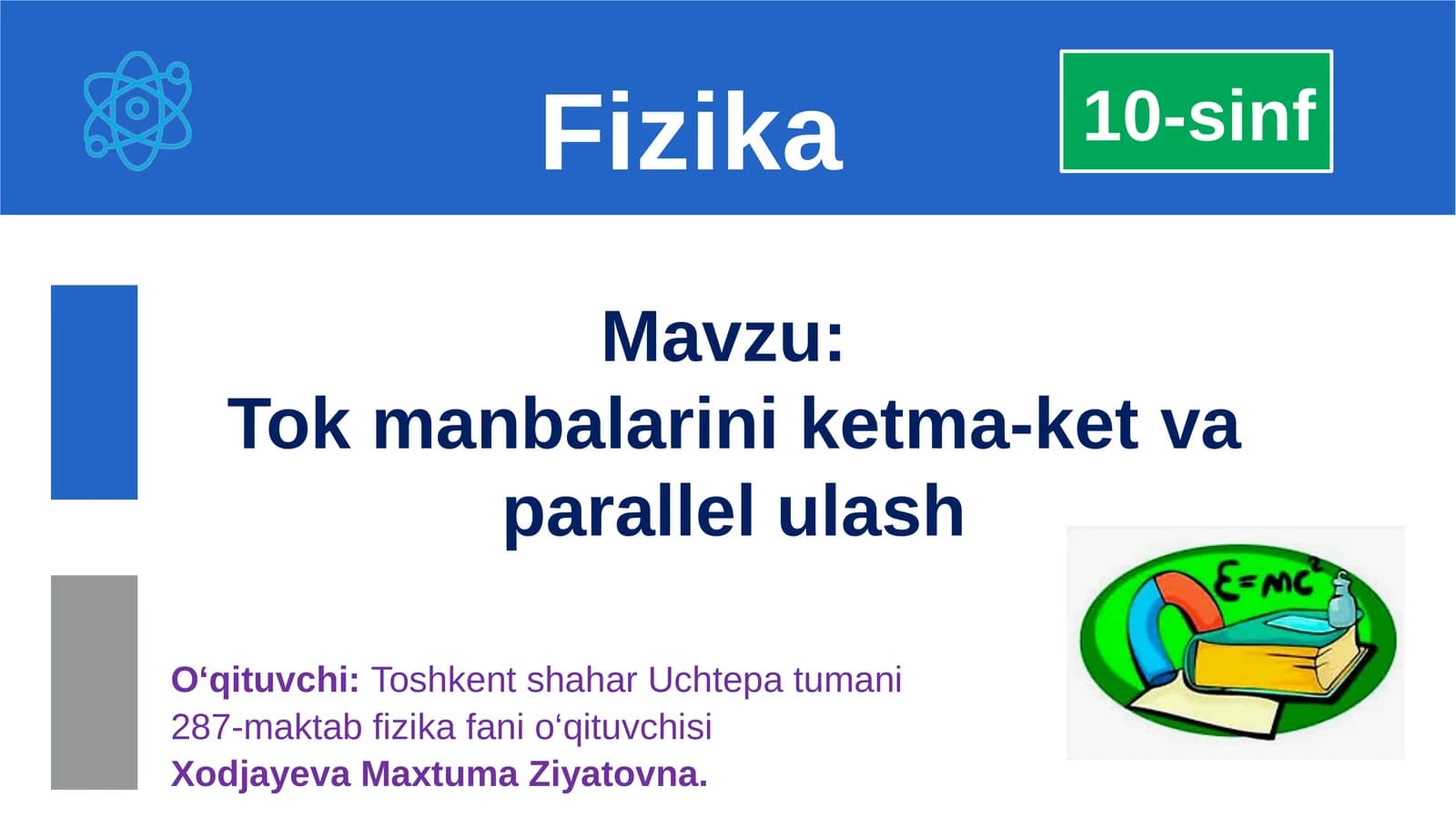 Elektr tok manbalari