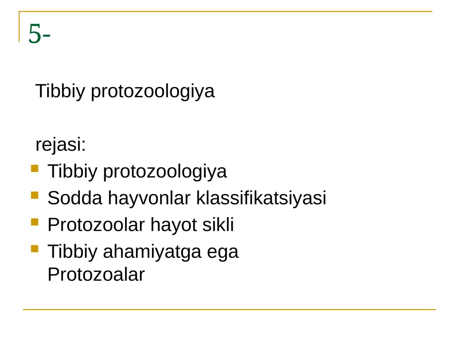Tibbiy protozoologiya
