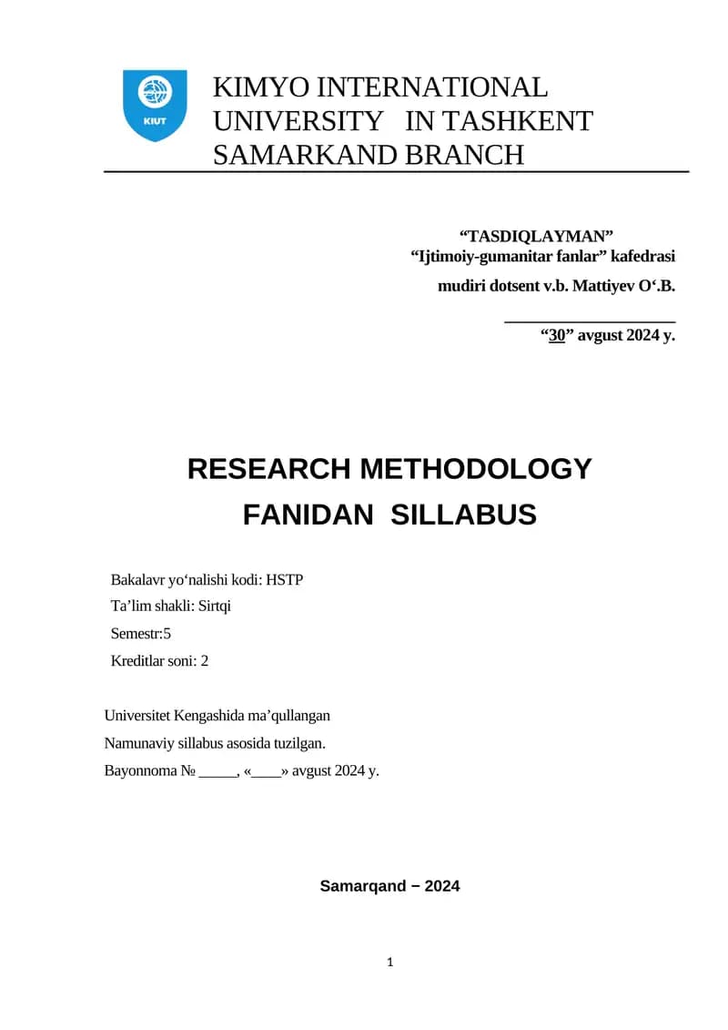 RESEARCH METHODOLOGY