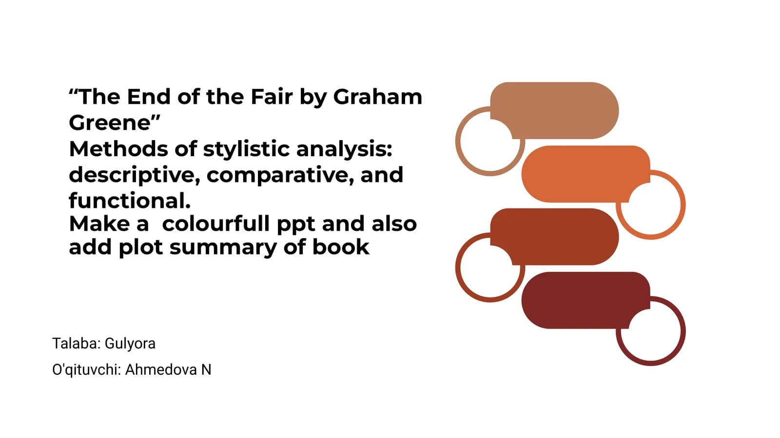The End of the Fair by Graham Greene