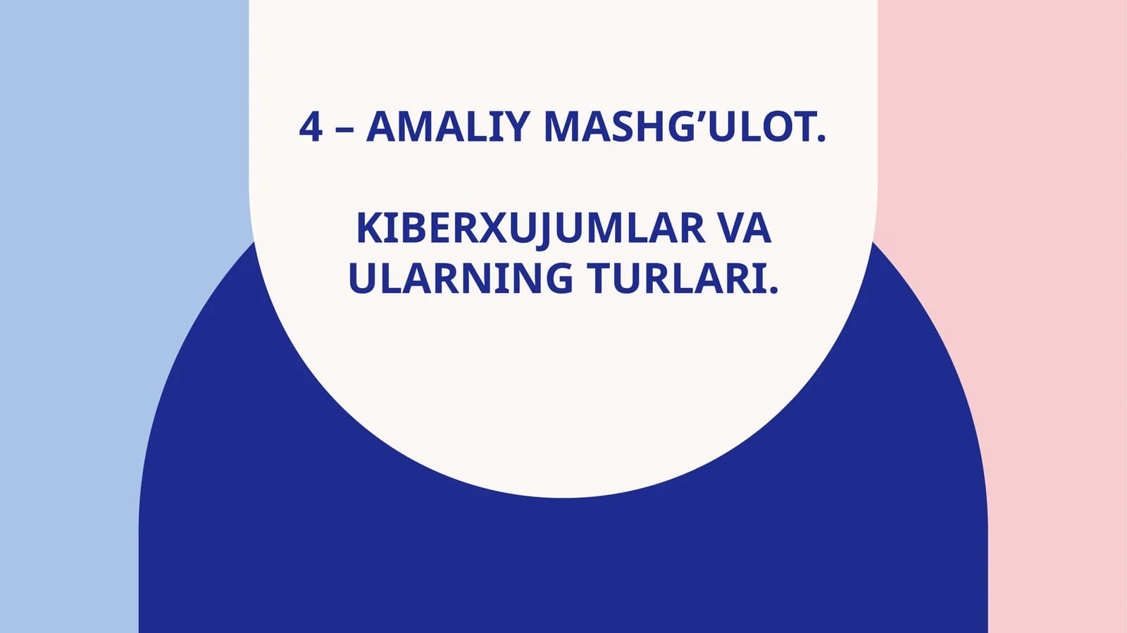Kiberxujum va ularning turlari