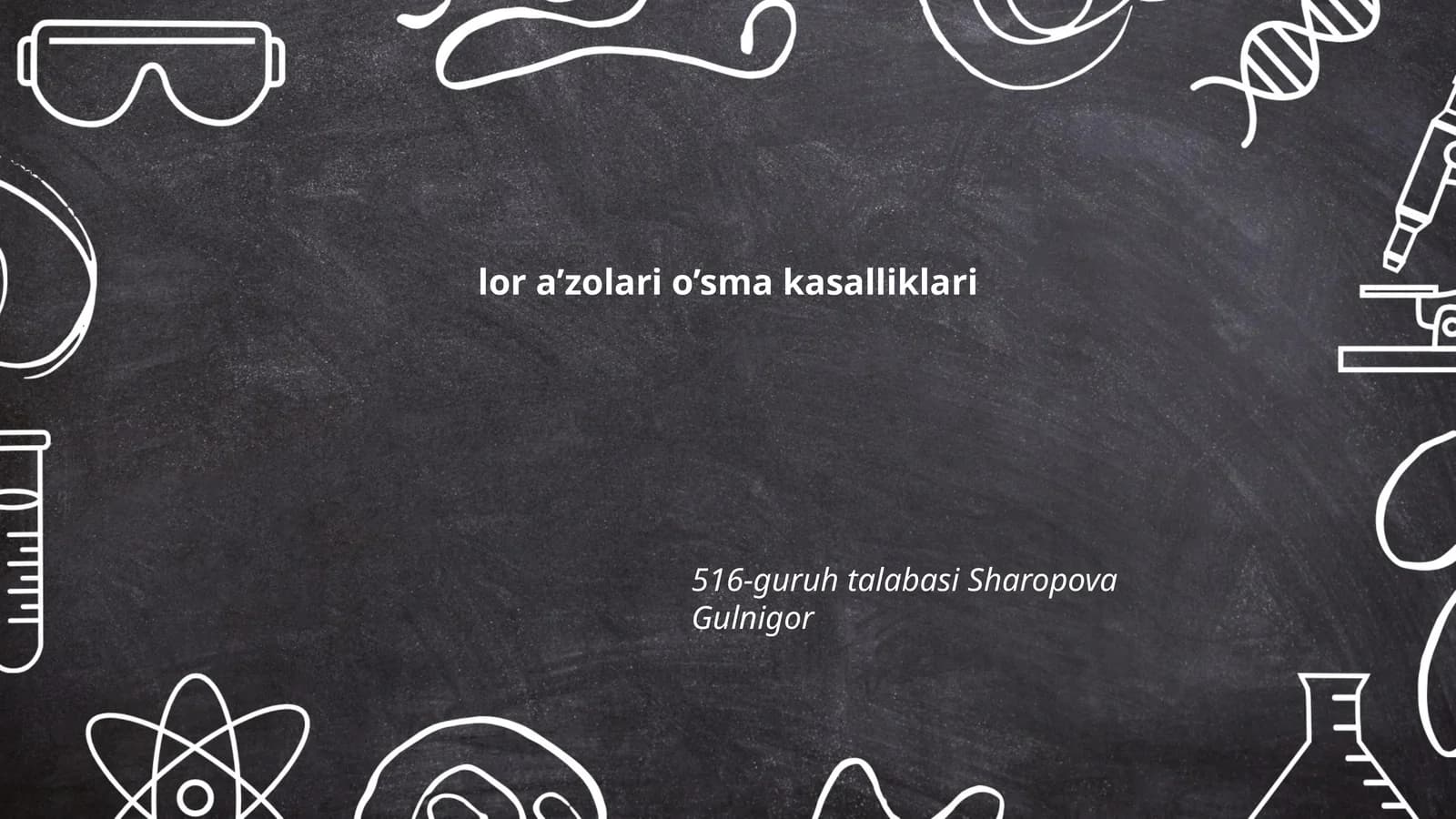 O'sma kasalliklari va ularning turli xil ko'rinishlari