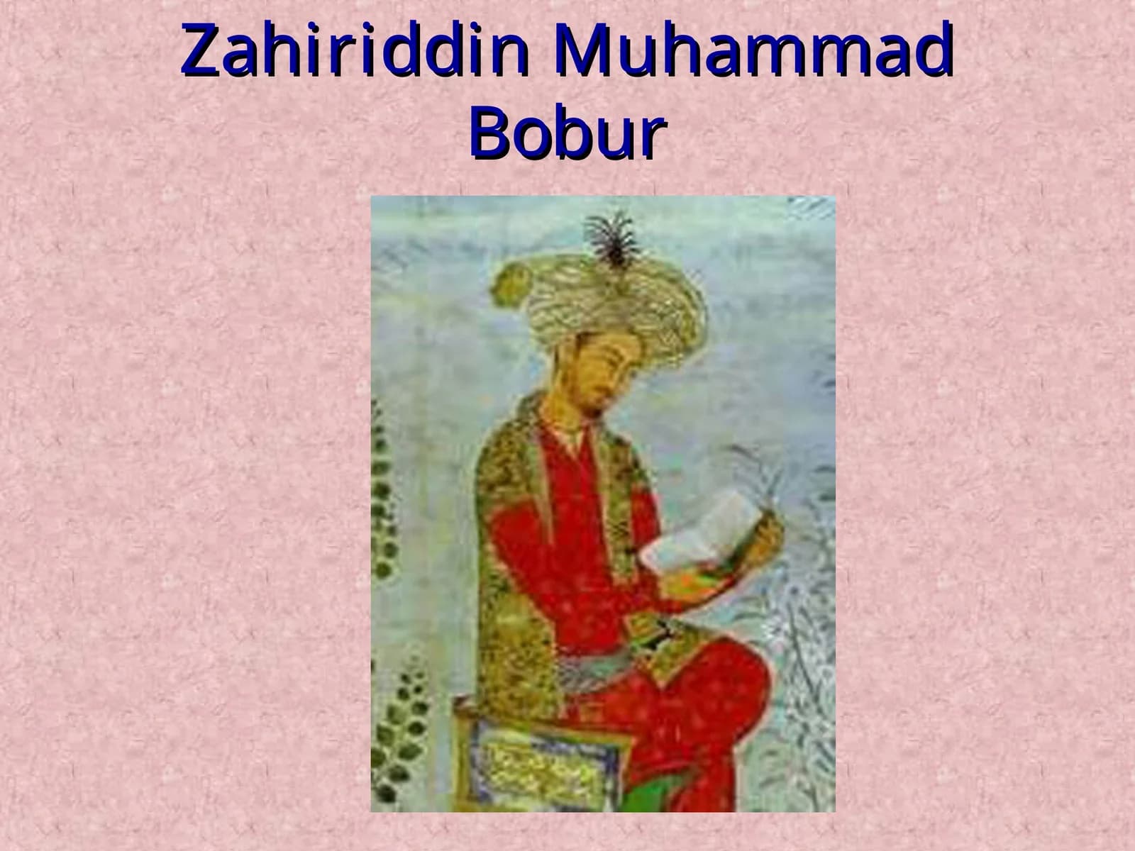 Z.M. Bobur shajarasi