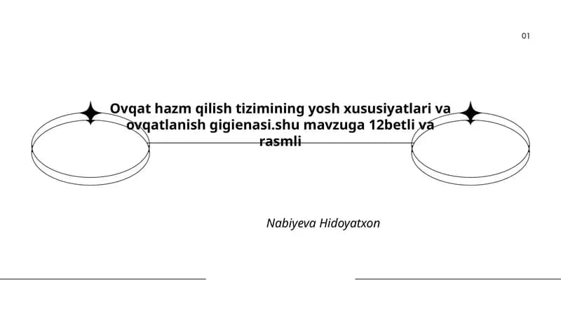 Ovqat hazm qilish tizimi