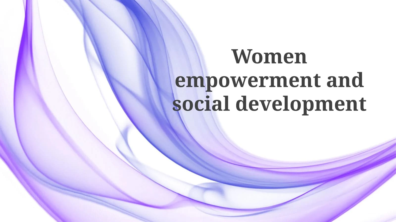 Achieving Sustainable Development through Women's Empowerment