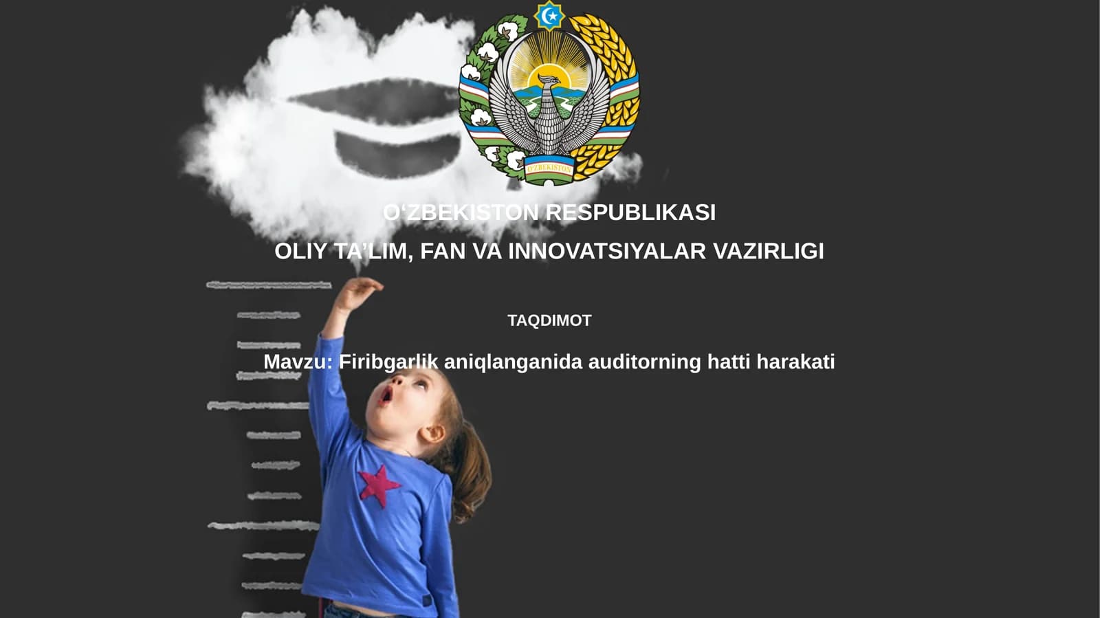 Firibgarlik aniqlanganda auditorning dastlabki harakati
