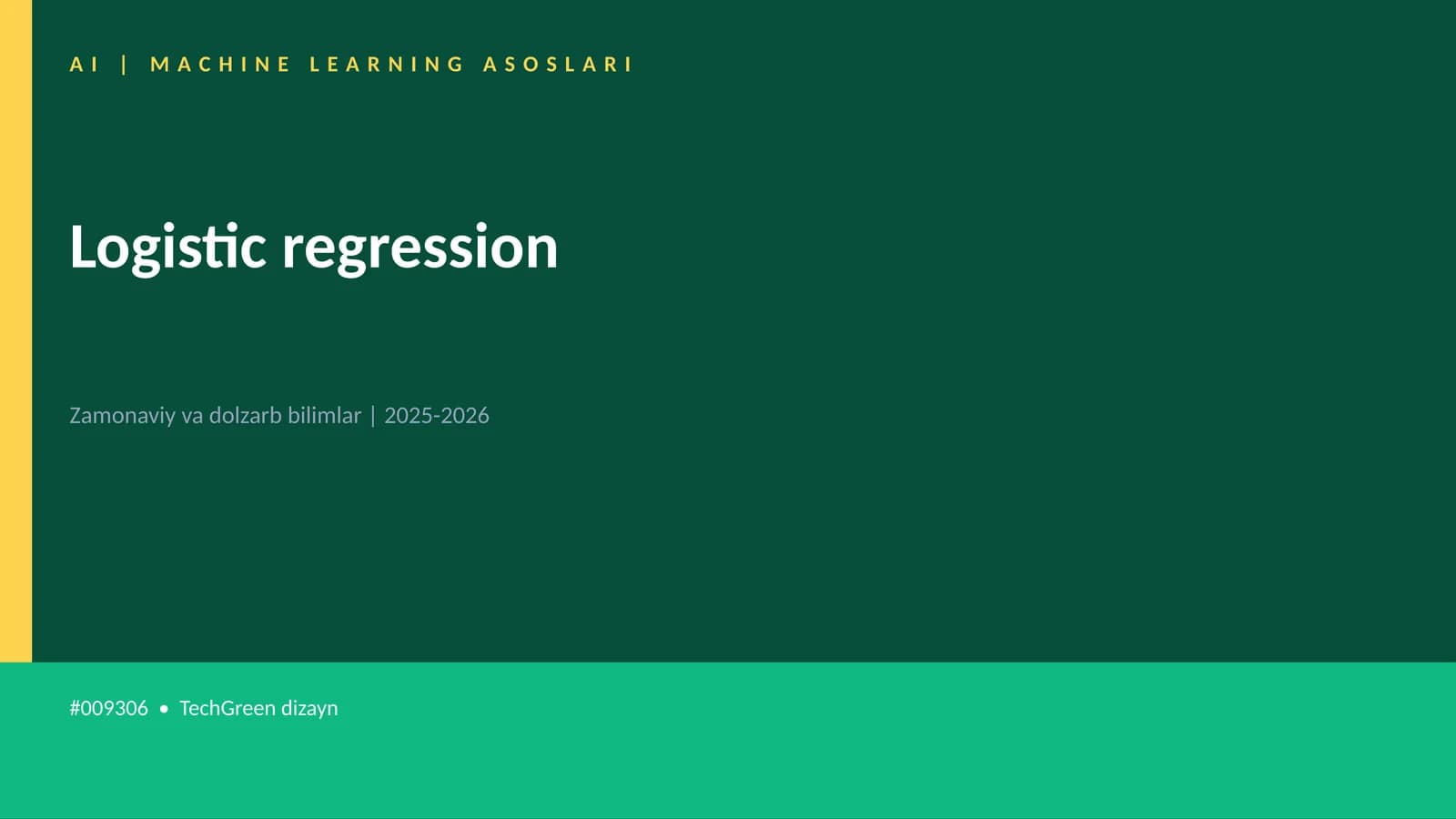 Logistic regression