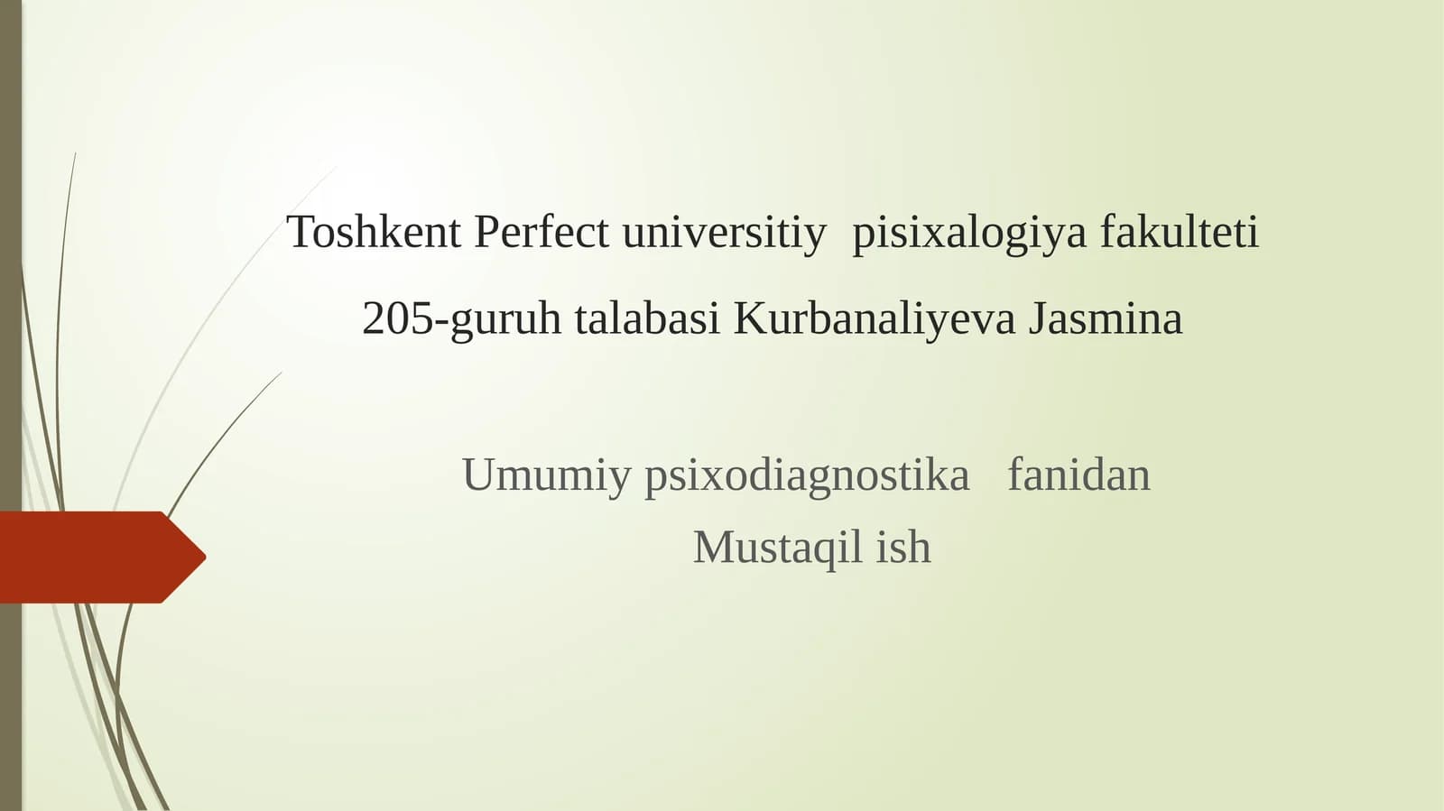 PROEKTIV PSIXODIAGNOSTIK