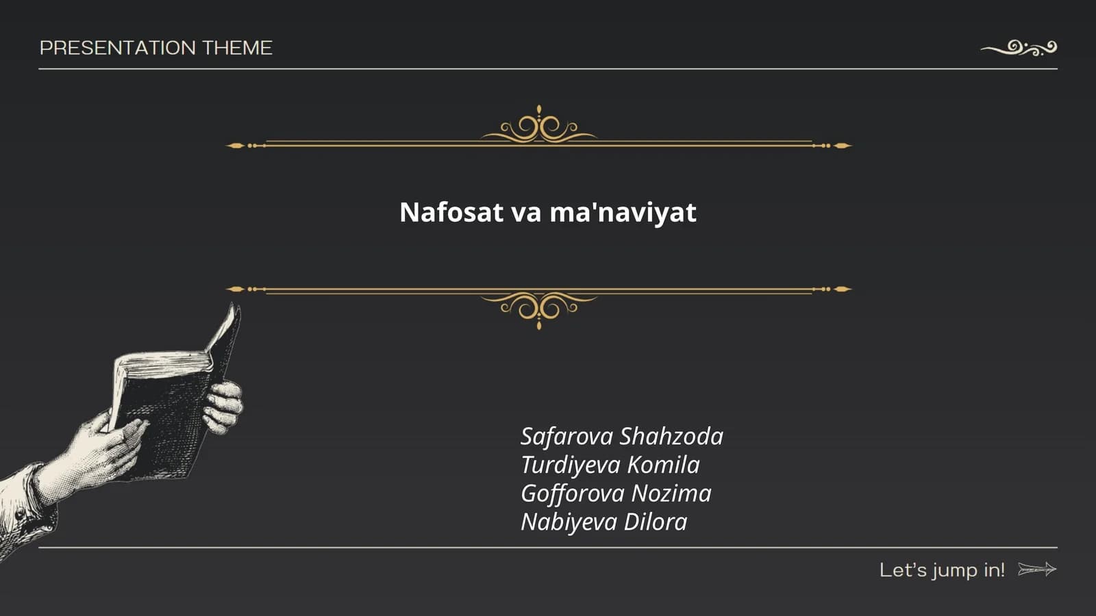 Nafosat va ma'naviyat