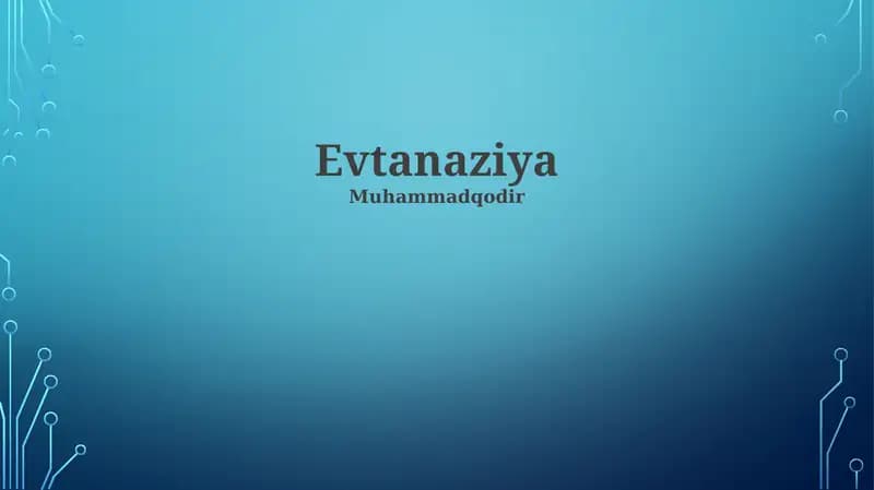 Evtanaziya