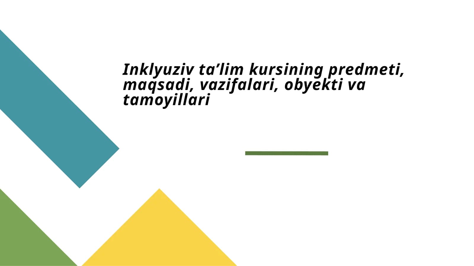Inklyuziv ta'lim kursi