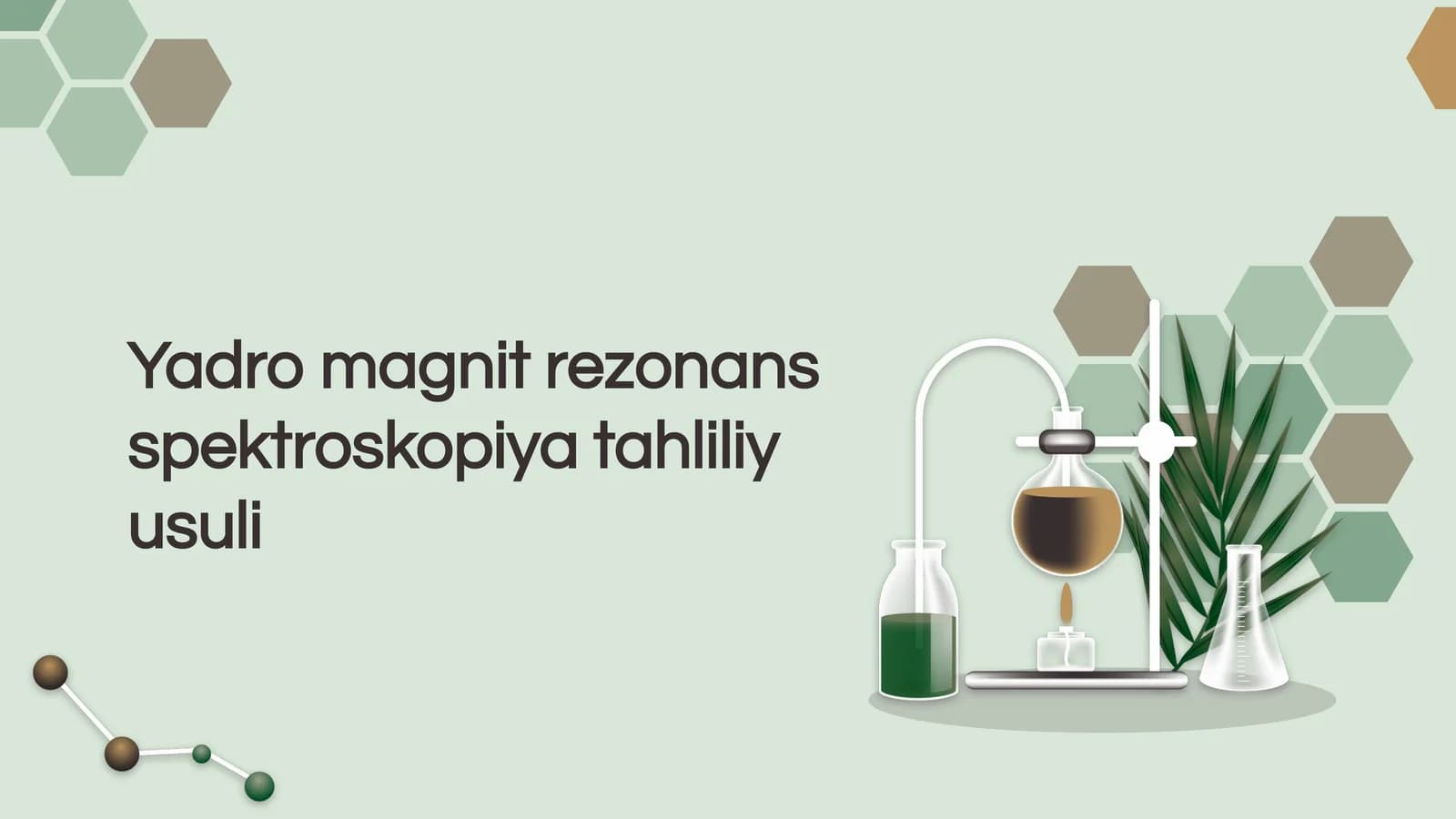 Yadro magnit rezonans spektroskopiya tahliliy usuli