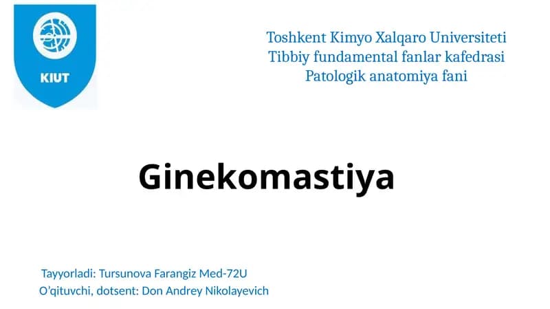Ginekomastiya