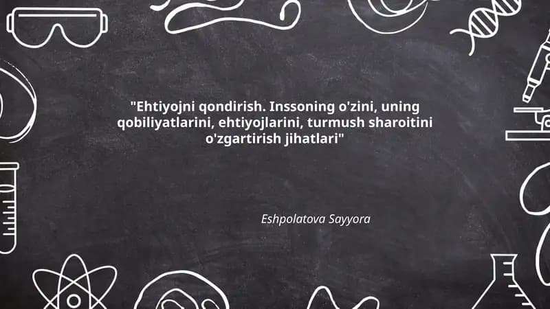 Ehtiyojni qondirish